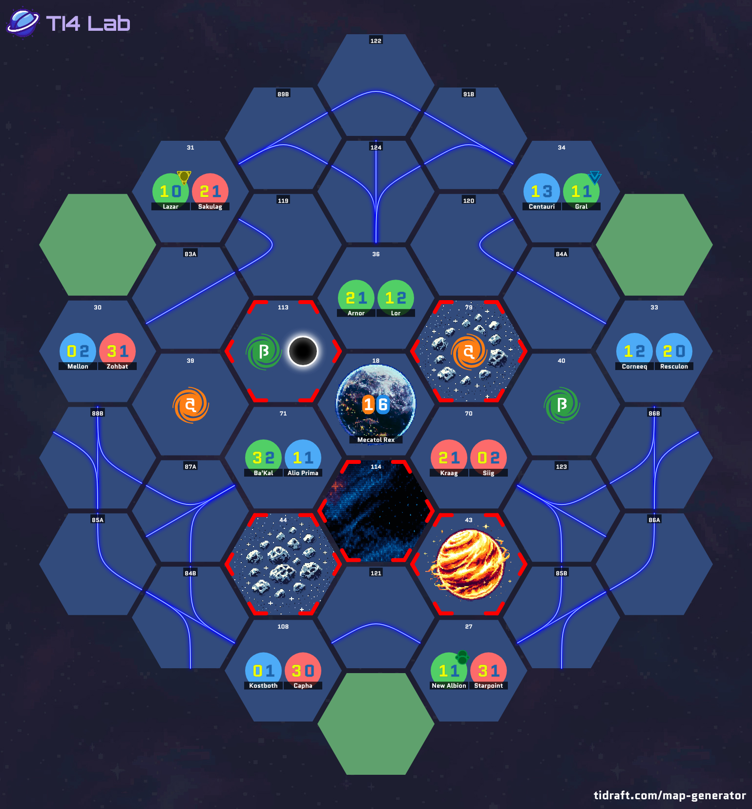 3 Player 5 Tile 12.5 Value 1 Tech Scar Slices