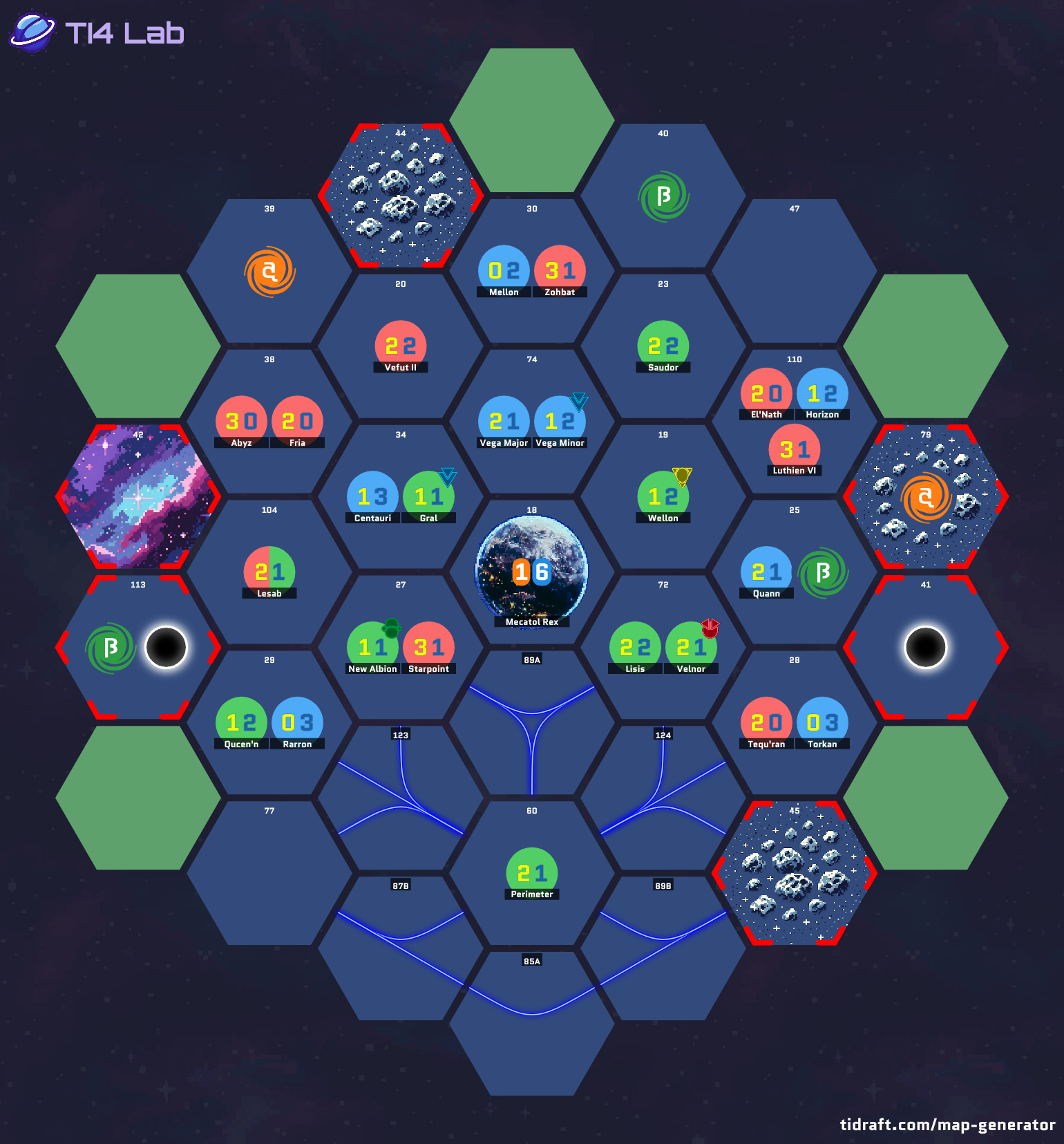5 Player 5 Tile 1 Tech 11.5 Value Slices