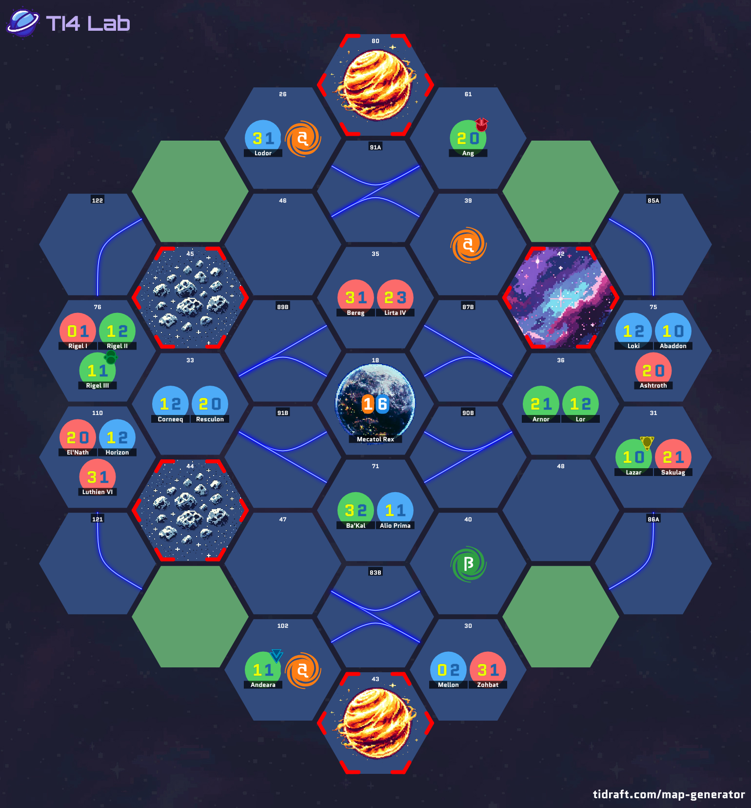 4 Player 12.5 Value 5 Tile 1 Tech Slices