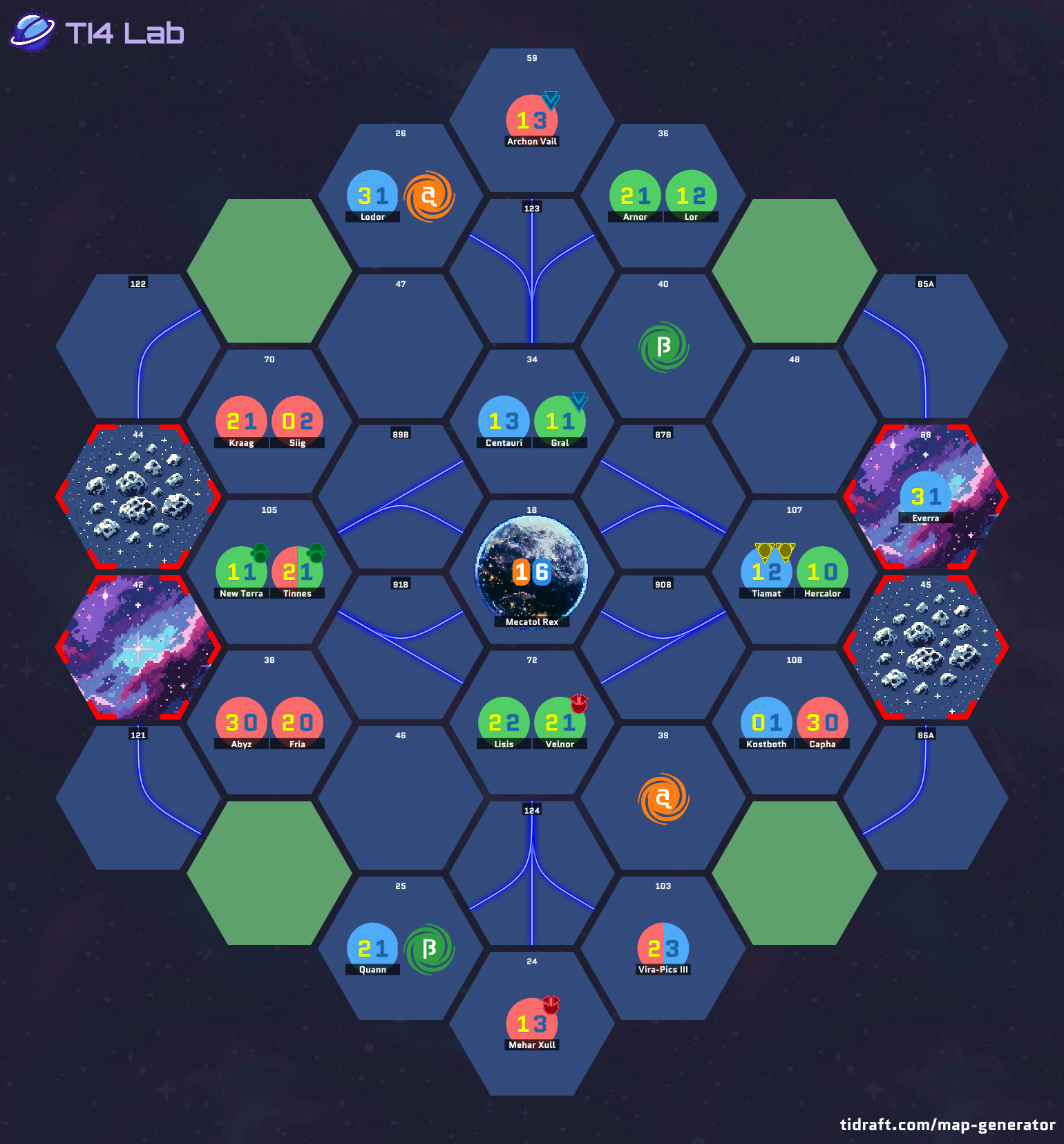 4 Player 13 Value 2 Tech 5.5 Tile Slices