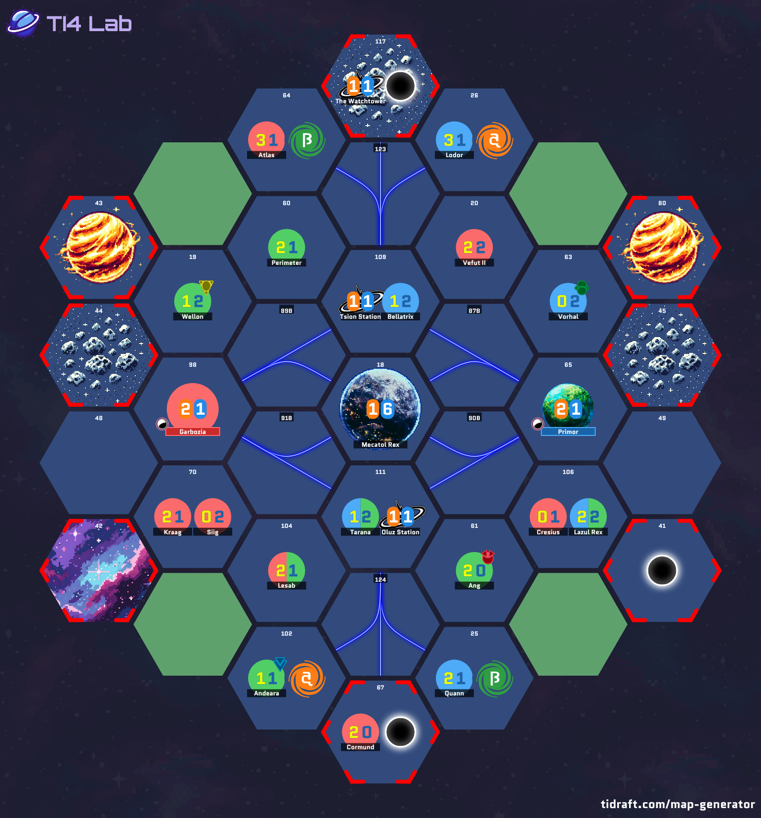 4 Player 12 value 6 tile 1 tech slices