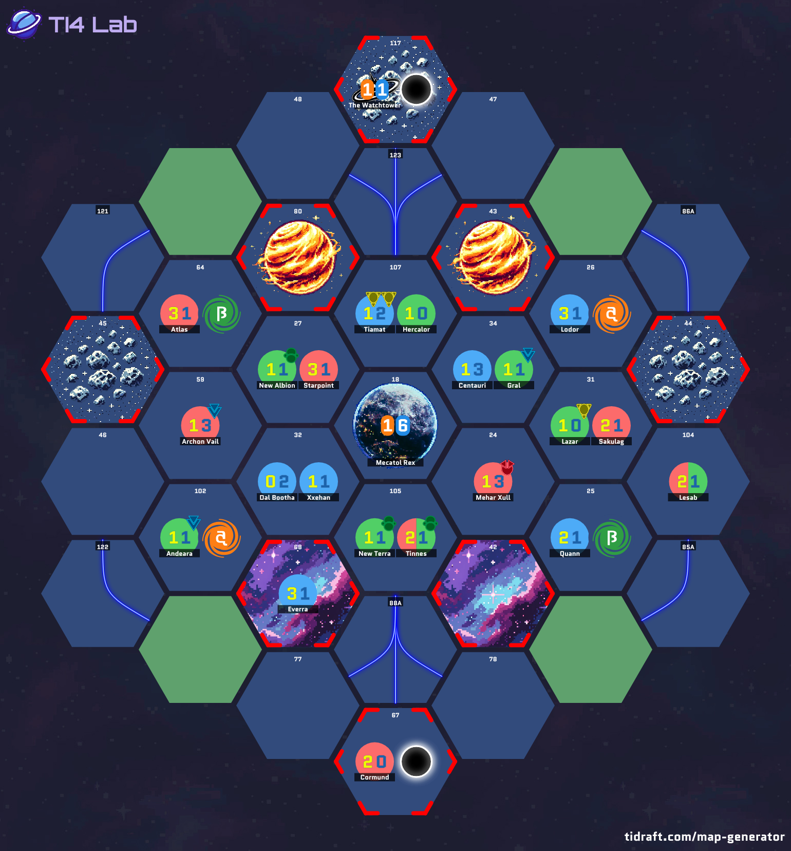 4 Player 12.3 Value 6 Tile Slice 2.5 Tech