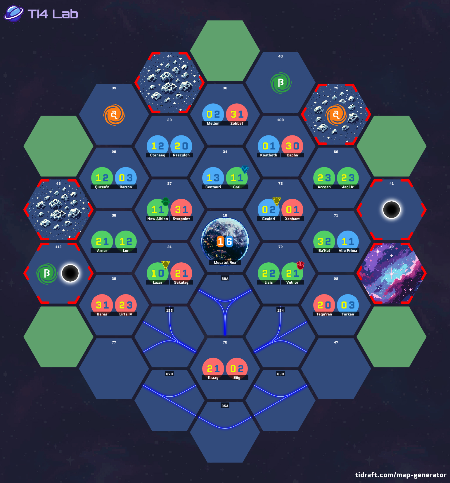 5 Player 13.5 Value 5 Tile 1 Tech Slices