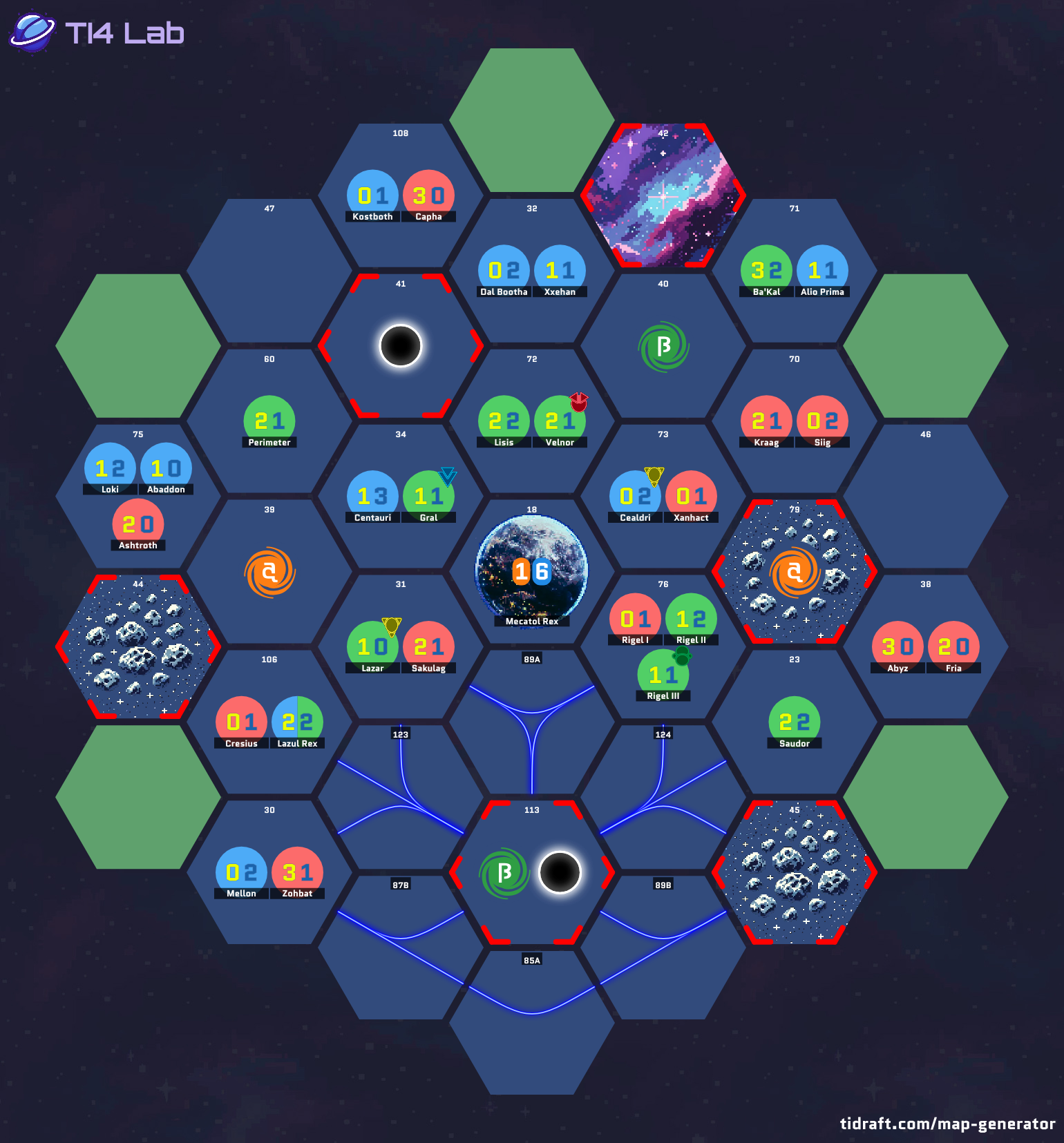 5 Player 11.5 Value 1 Tech 5 Tile Slices