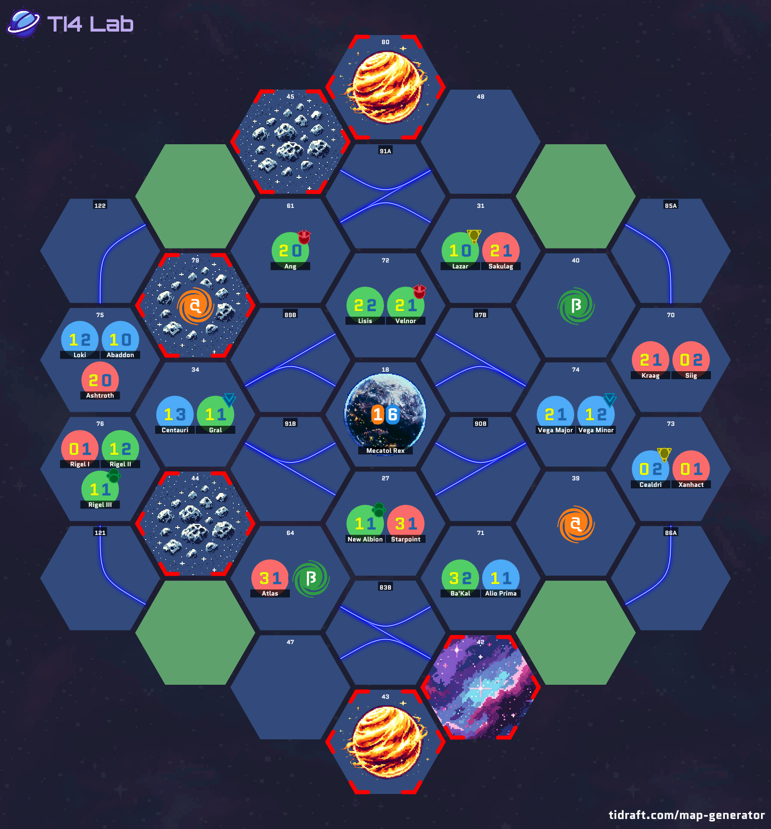 4 Player 12 Value 2 Tech 5 Tile Slices
