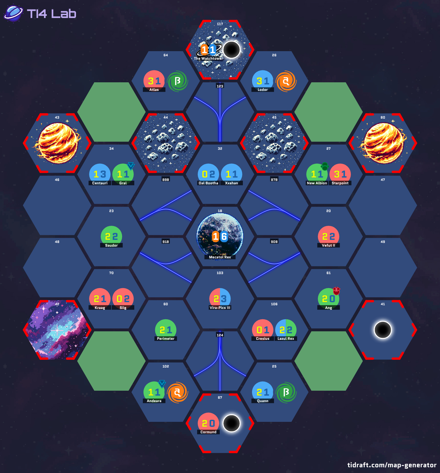4 Player 11 Value 6 Tile 1 Tech Slices