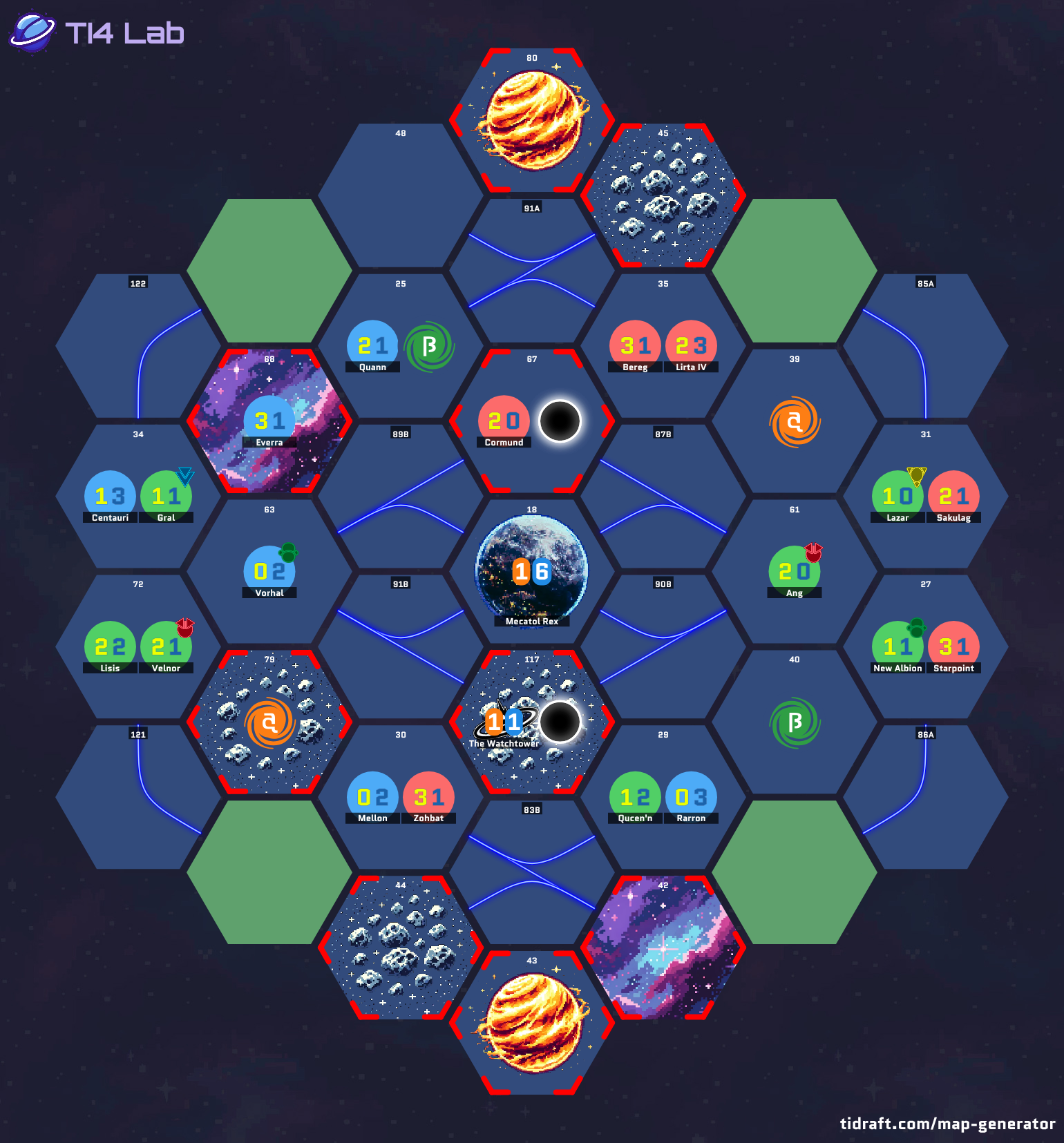 4 Player 11.8 Value 2 Tech 5 Tile Slices