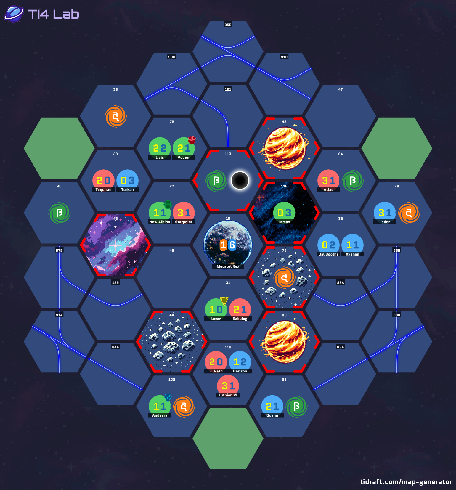 3 Player Balanced 7 Tile